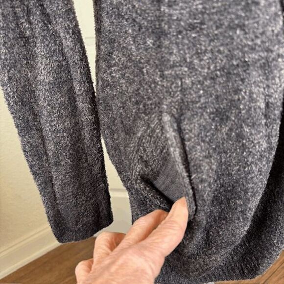 Barefoot Dreams Cozychic Lite Circle Cardigan Gray / Taupe Brown Size Medium - Picture 3 of 12